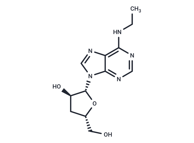 化合物 3’-Deoxy-N6-ethyladenosine,3’-Deoxy-N6-ethyladenosine