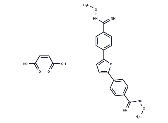 化合物 Pafuramidine maleate,Pafuramidine maleate