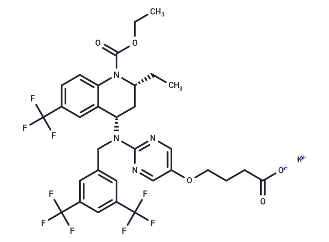 化合物 Obicetrapib potassium,Obicetrapib potassium