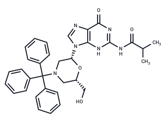 化合物 N2-Isobutyryl-N-trityl-morpholino ? guanosine,N2-Isobutyryl-N-trityl-morpholino ? guanosine