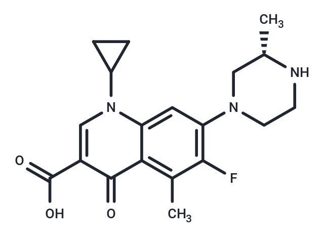 化合物 Grepafloxacin, (S)-,Grepafloxacin, (S)-