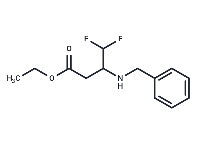 化合物 4,4-Difluoro-3-[(phenylmethyl)amino]butanoic ?acid ethyl ester,4,4-Difluoro-3-[(phenylmethyl)amino]butanoic ?acid ethyl ester