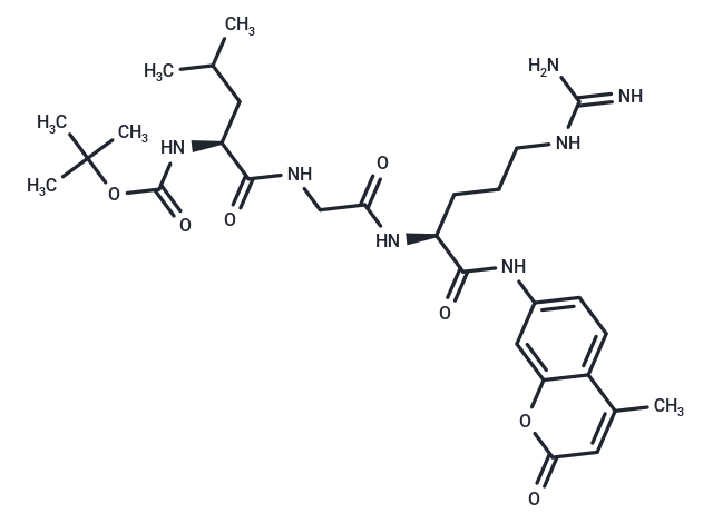 化合物 Boc-Leu-Gly-Arg-AMC,Boc-Leu-Gly-Arg-AMC