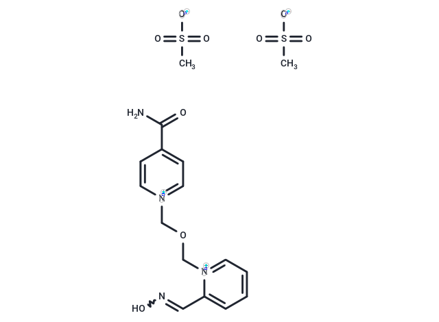 化合物 Asoxime dimethanesulfonate,Asoxime dimethanesulfonate