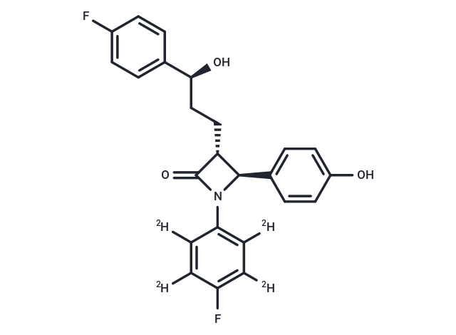 化合物 Ezetimibe-d4,Ezetimibe-d4