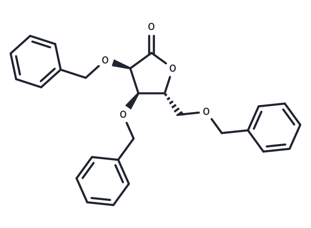 化合物 2,3,5-Tri-O-benzyl-D-ribono-1,4-lactone,2,3,5-Tri-O-benzyl-D-ribono-1,4-lactone