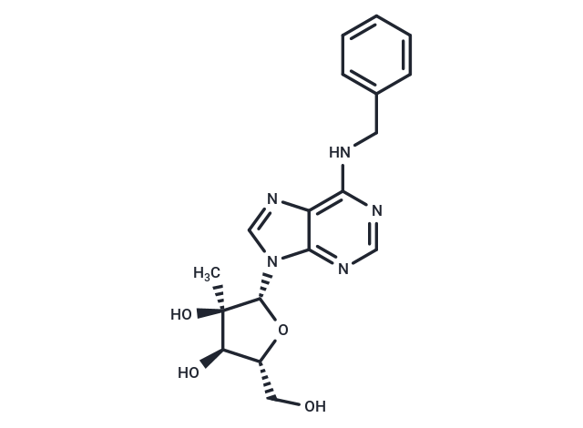 化合物 N6-Benzyl-2’-C-methyladenosine,N6-Benzyl-2’-C-methyladenosine