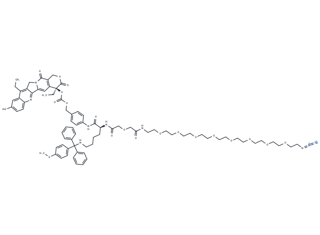 化合物 SN38-PAB-Lys(MMT)-oxydiacetamide-PEG8-N3,SN38-PAB-Lys(MMT)-oxydiacetamide-PEG8-N3