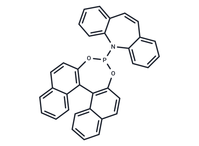 化合物 5-(11bR)-Dinaphtho[2,1-d:1',2'-f][1,3,2]dioxaphosphepin-4-yl-5H-dibenz[b,f]azepine,5-(11bR)-Dinaphtho[2,1-d:1',2'-f][1,3,2]dioxaphosphepin-4-yl-5H-dibenz[b,f]azepine