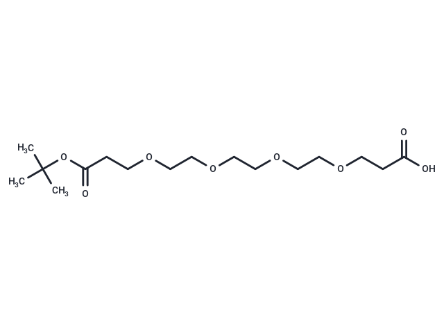 化合物 Acid-PEG4-C2-Boc,Acid-PEG4-C2-Boc