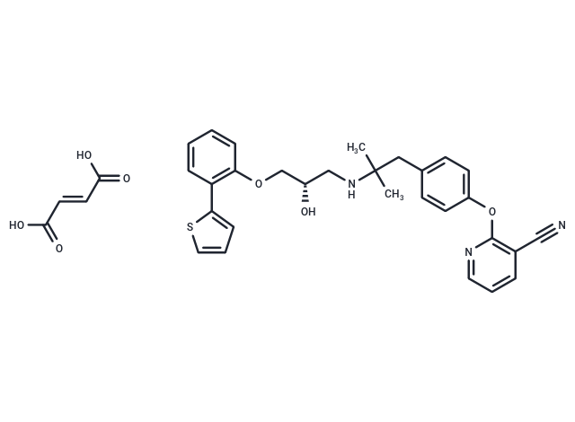 化合物 Lubabegron fumarate,Lubabegron fumarate