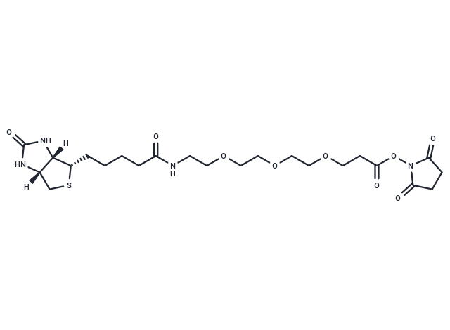 化合物Biotin-PEG3-NHS ester,Biotin-PEG3-NHS ester