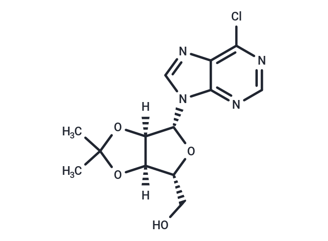 化合物 6-Chloro-9-(2’,3’-O-isopropylidene-beta-D-ribofuranosyl)purine,6-Chloro-9-(2’,3’-O-isopropylidene-beta-D-ribofuranosyl)purine