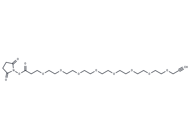 化合物 Propargyl-PEG8-NHS ester,Propargyl-PEG8-NHS ester