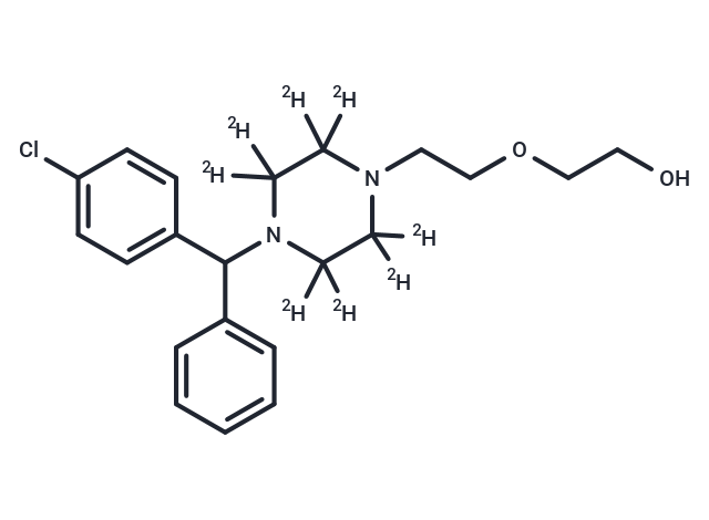 化合物 Hydroxyzine D8,Hydroxyzine D8