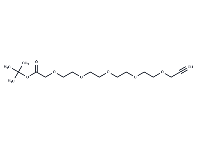 化合物 Propargyl-PEG4-O-C1-Boc,Propargyl-PEG4-O-C1-Boc