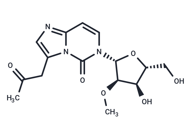 化合物 6-(2-O-Methyl-beta-D-ribofuranosyl)-3-(2-oxo-propyl)-6H-imidazo[1,2-c]pyrimidin-5-one,6-(2-O-Methyl-beta-D-ribofuranosyl)-3-(2-oxo-propyl)-6H-imidazo[1,2-c]pyrimidin-5-one