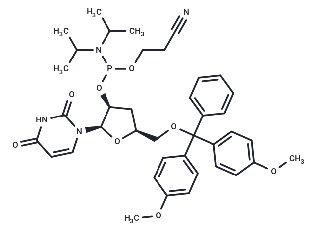 化合物 5’-O-DMTr-3’-deoxyuridine ? 2’-CED phosphoramidite,5’-O-DMTr-3’-deoxyuridine ? 2’-CED phosphoramidite