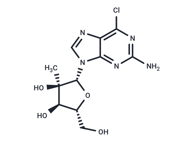 化合物 2-Amino-6-chloro-9-(2-C-methyl-β-D-ribofuranosyl)-9H-purine,2-Amino-6-chloro-9-(2-C-methyl-β-D-ribofuranosyl)-9H-purine