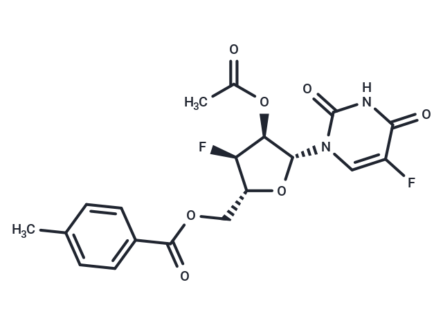 化合物 2’-O-Acetyl-5’-O-(p-toluoyl)-3’-deoxy-3’-fluoro-5-fluorouridine,2’-O-Acetyl-5’-O-(p-toluoyl)-3’-deoxy-3’-fluoro-5-fluorouridine