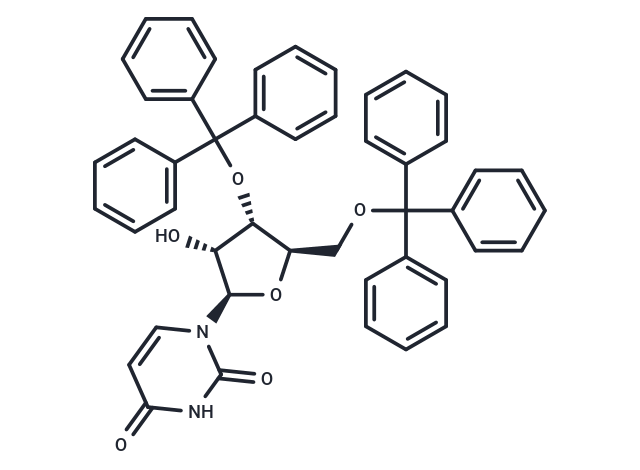 化合物 3’,5’-Bis-O-(triphenylmethyl)uridine,3’,5’-Bis-O-(triphenylmethyl)uridine