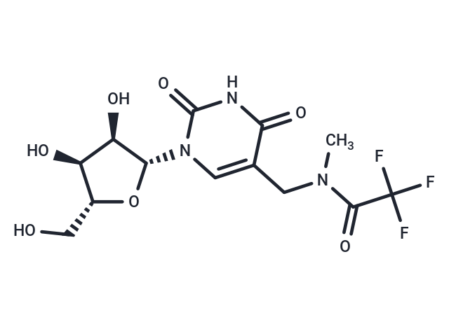 化合物 5-(N-Methyl-N-trifluoromethylacetyl)aminomethyl uridine,5-(N-Methyl-N-trifluoromethylacetyl)aminomethyl uridine