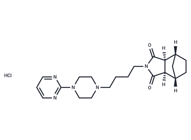 化合物 Tandospirone hydrochloride,Tandospirone hydrochloride