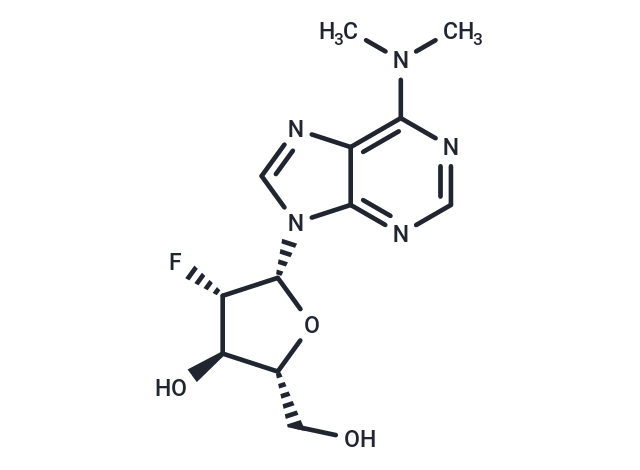 化合物 2’-Fluoro-2’-deoxy-N6,N6-dimethylarabinoadenosine,2’-Fluoro-2’-deoxy-N6,N6-dimethylarabinoadenosine