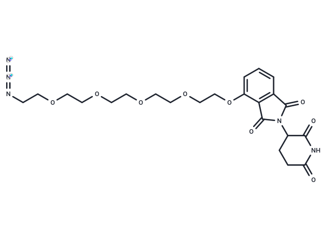 化合物 Thalidomide-O-PEG4-azide,Thalidomide-O-PEG4-azide