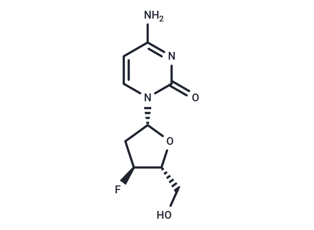 化合物 2’,3’-Dideoxy-3’-fluorocytidine,2’,3’-Dideoxy-3’-fluorocytidine