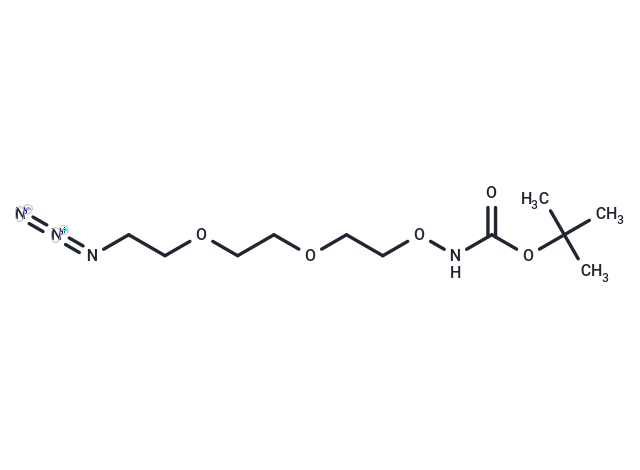 化合物 t-Boc-Aminooxy-PEG2-azide,t-Boc-Aminooxy-PEG2-azide