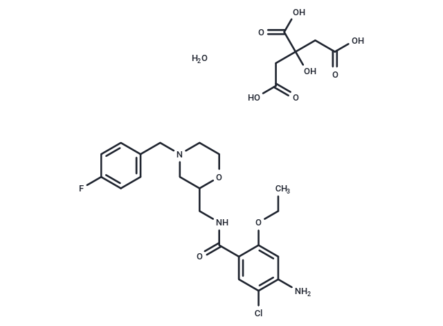 化合物 Mosapride citrate dihydrate,Mosapride citrate dihydrate