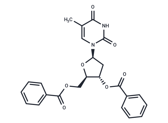 化合物 3’,5’-di-O-benzoyl thymidine,3’,5’-di-O-benzoyl thymidine