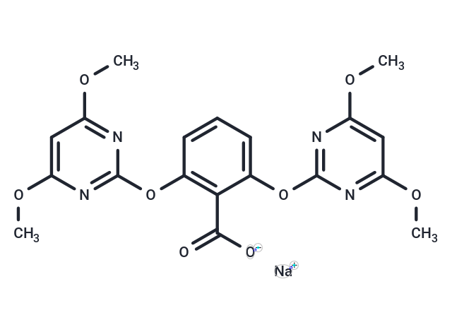 化合物 Bispyribac sodium,Bispyribac sodium