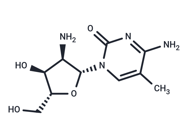 化合物 2’-Amino-2’-deoxy-5-methylcytidine,2’-Amino-2’-deoxy-5-methylcytidine