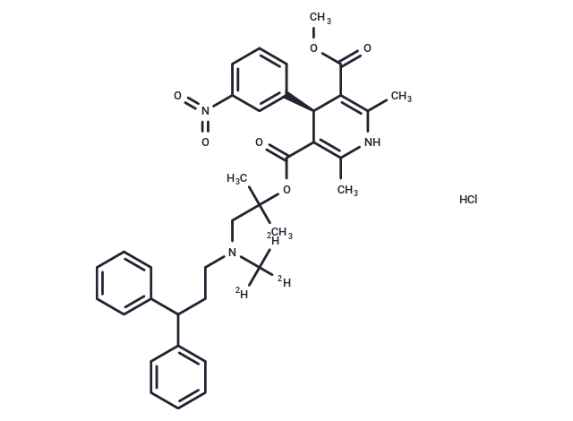 化合物 (S)-Lercanidipine D3 hydrochloride,(S)-Lercanidipine D3 hydrochloride