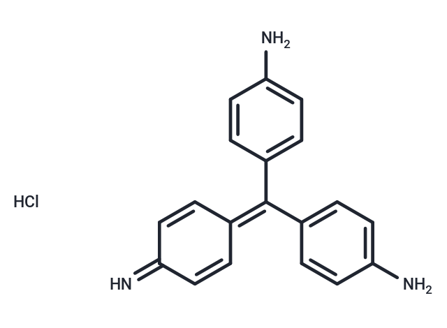 化合物 4,4'-((4-Iminocyclohexa-2,5-dien-1-ylidene)methylene)dianiline hydrochloride,4,4'-((4-Iminocyclohexa-2,5-dien-1-ylidene)methylene)dianiline hydrochloride