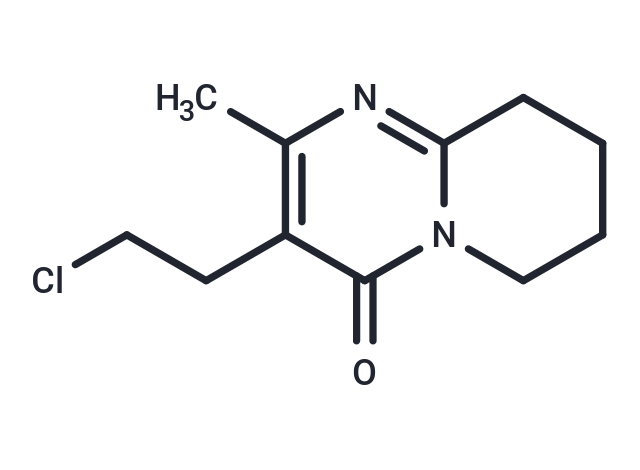 化合物 3-(2-Chloroethyl)-2-methyl-6,7,8,9-tetrahydro-4H-pyrido[1,2-a]pyrimidin-4-one,3-(2-Chloroethyl)-2-methyl-6,7,8,9-tetrahydro-4H-pyrido[1,2-a]pyrimidin-4-one