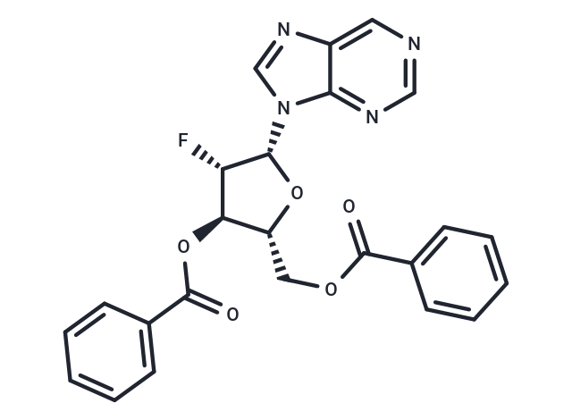 化合物 Purine-9-beta-D-(3’,5’-di-O-benzoyl-2’-deoxy-2’-fluoro)arabinoriboside,Purine-9-beta-D-(3’,5’-di-O-benzoyl-2’-deoxy-2’-fluoro)arabinoriboside