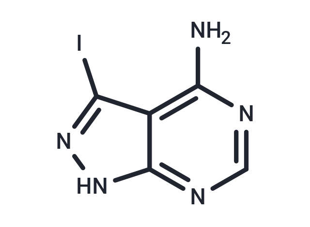 化合物 4-amino-3-iodo-1H-pyrazolo[3,4-d]pyrimidine,4-amino-3-iodo-1H-pyrazolo[3,4-d]pyrimidine