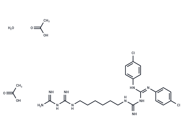 化合物 Chlorhexidine acetate hydrate,Chlorhexidine acetate hydrate