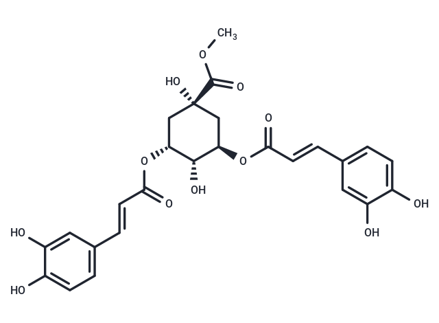 化合物 3,5-Di-O-caffeoylquinic acid methyl ester,3,5-Di-O-caffeoylquinic acid methyl ester