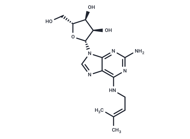 化合物 2-Amino-N6-isopentenyladenosine,2-Amino-N6-isopentenyladenosine