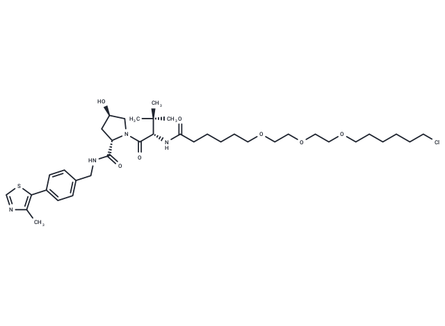 化合物 (S,R,S)-AHPC-C6-PEG3-C4-Cl,(S,R,S)-AHPC-C6-PEG3-C4-Cl