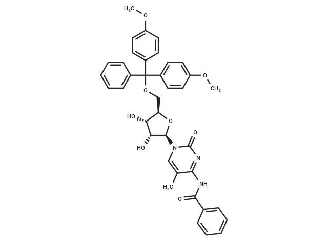 化合物 N4-Benzoyl-5‘-O-(4,4’-dimethoxytrityl)-5-methylcytidine,N4-Benzoyl-5'-O-DMT-5-methylcytidine