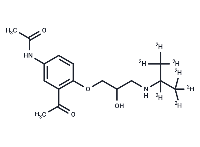 化合物 Diacetolol D7,Diacetolol D7