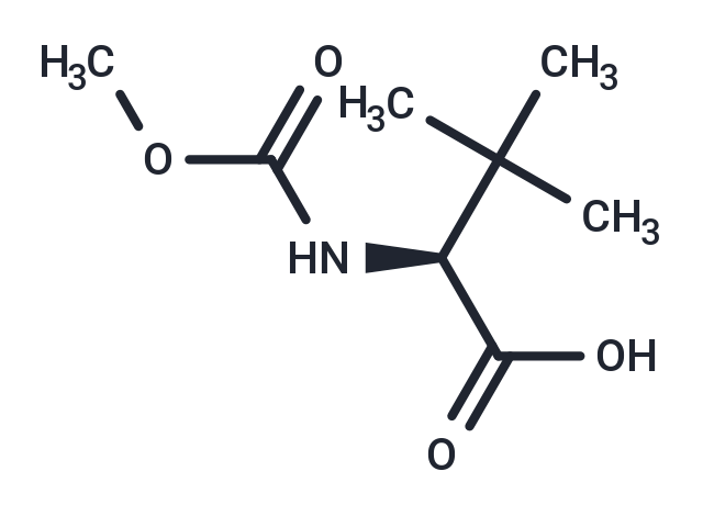 化合物 (S)-2-((Methoxycarbonyl)amino)-3,3-dimethylbutanoic acid,(S)-2-((Methoxycarbonyl)amino)-3,3-dimethylbutanoic acid