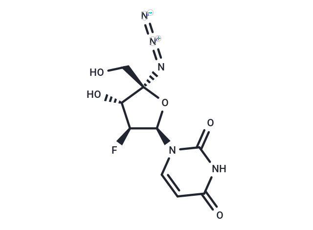 化合物 4’-Azido-2’-deoxy-2’-fluoro-beta-D-arabino ribofuranosyl uracil,4’-Azido-2’-deoxy-2’-fluoro-beta-D-arabinouridine