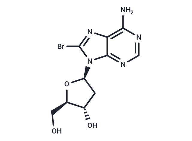 化合物 8-Bromo-2’-deoxyadenosine,8-Bromo-2’-deoxyadenosine