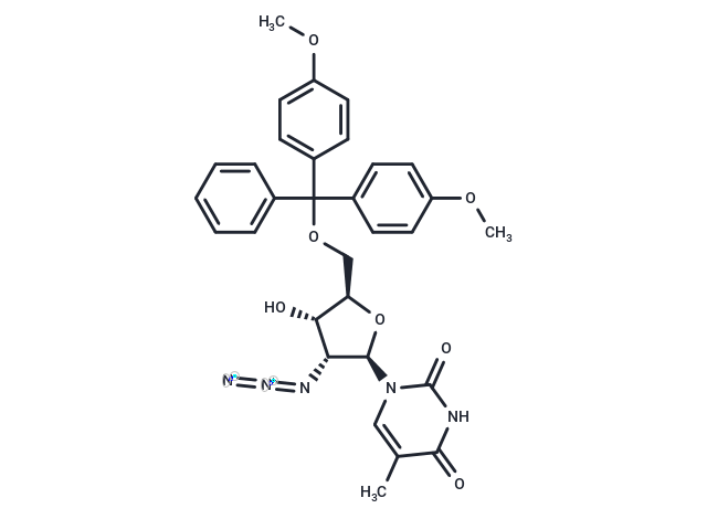 化合物 2’-Azido-2’-deoxy-5’-O-(4,4’-dimethoxytrityl)-5-methyluridine,2’-Azido-2’-deoxy-5’-O-(4,4’-dimethoxytrityl)-5-methyluridine